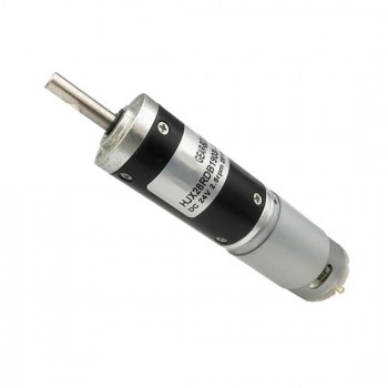 Brushed DC Motor With Gearbox, 7000rpm, 12V/24V, 28mm