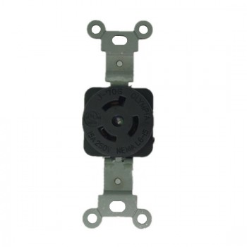 15A 250V Locking Receptacle, 2 Pole, 3 Wire 15A 250V Locking Receptacle, 2 Pole, 3 Wire
