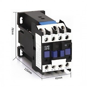 12 Amp 3/4 Pole DC Coil Contactor, 12V/24V/48V/220V Coil 12 Amp 3/4 Pole DC Coil Contactor, 12V/24V/48V/220V Coil