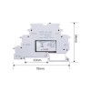 Slim Interface Electromagnetic Relay, SPDT, 24V DC Slim Interface Electromagnetic Relay, SPDT, 24V DC