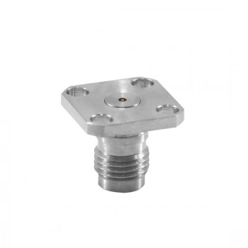 1.85mm Female RF Coaxial Connector, Flange Mount 1.85mm Female RF Coaxial Connector, Flange Mount