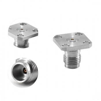 1.85mm Female RF Coaxial Connector, Flange Mount 1.85mm Female RF Coaxial Connector, Flange Mount