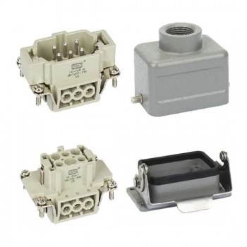 Heavy Duty Connector, 6 Pin, AC 500V / 16A Heavy Duty Connector, 6 Pin, AC 500V / 16A