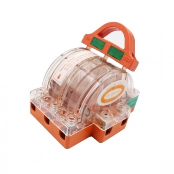 3 Pole Double Throw Knife Switch With LED Indicator