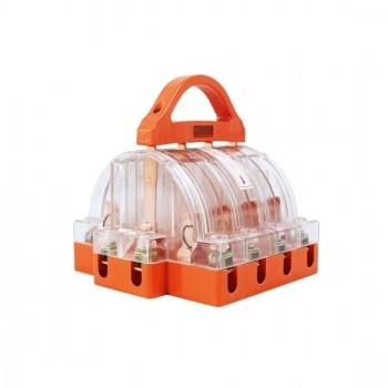 4 Pole Double Throw Knife Switch With LED Indicator