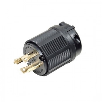 20A 125V/ 250V Locking Plug, 3 Pole 4 Wire 20A 125V/ 250V Locking Plug, 3 Pole 4 Wire