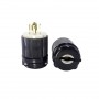 30A 277V/ 480V Locking Plug, 4 Pole 5 Wire