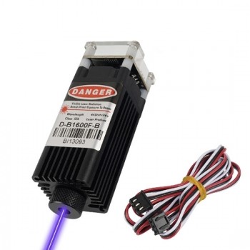 Blue Laser Module For 3D Printer, 445nm 1500mW, TTL/PWM Blue Laser Module For 3D Printer, 445nm 1500mW, TTL/PWM