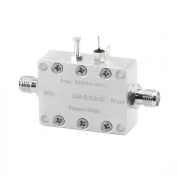 LNA RF Low Noise Amplifier, 0.5~6 GHz, 23dB Gain LNA RF Low Noise Amplifier, 0.5~6 GHz, 23dB Gain
