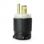 15A 125V Locking Plug, 2 Pole, 3 Wire