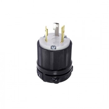 30A 125V Locking Plug, 2 Pole 3 Wire 30A 125V Locking Plug, 2 Pole 3 Wire