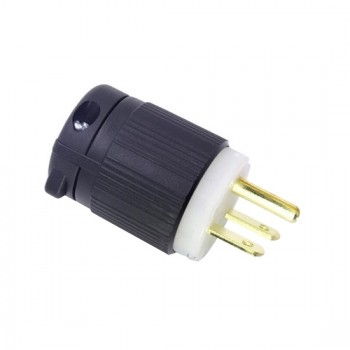 15A 250V Locking Plug, 2 Pole, 3 Wire 15A 250V Locking Plug, 2 Pole, 3 Wire