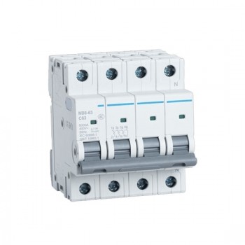 16 Amp 4 Pole Miniature Circuit Breaker 16 Amp 4 Pole Miniature Circuit Breaker