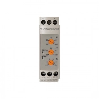 DC Voltage Monitoring Relay, Under/Over Voltage, 12V/24V/48V DC DC Voltage Monitoring Relay, Under/Over Voltage, 12V/24V/48V DC