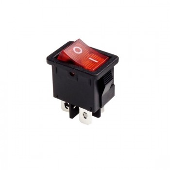 Illuminated Rocker Switch, 4 Pin Illuminated Rocker Switch, 4 Pin