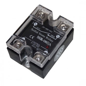 Solid State Relay SSR-100DA, 100A 3-32V DC To AC Solid State Relay SSR-100DA, 100A 3-32V DC To AC