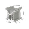 Solid State Relay Heat Sink For Industrial SSR/3-Phase SSR Solid State Relay Heat Sink For Industrial SSR/3-Phase SSR