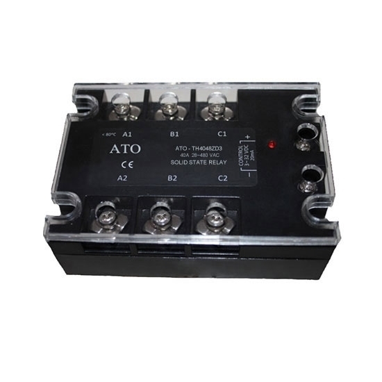 Solid State Relay, 3 Phase,  SSR-60DA, 60A 3-32V DC To AC Solid State Relay, 3 Phase,  SSR-60DA, 60A 3-32V DC To AC