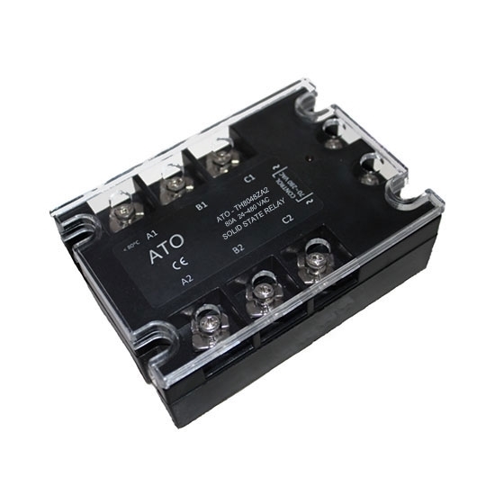 Solid State Relay, 3 Phase,  SSR-80AA, 80A 70-280V AC To AC Solid State Relay, 3 Phase,  SSR-80AA, 80A 70-280V AC To AC