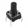 6x6x8mm Tact Push Button Switch, 4 Pin