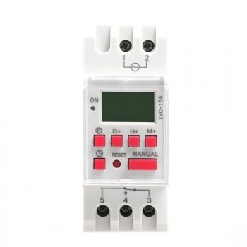 15 Amp Digital Timer Switch, 12/24/110/220 Volt 15 Amp Digital Timer Switch, 12/24/110/220 Volt