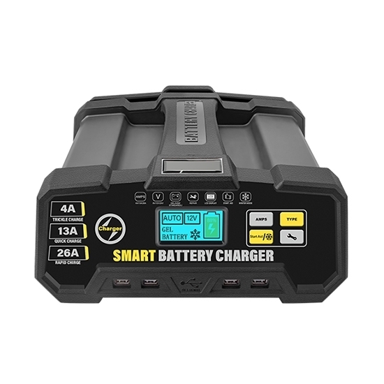 26A Smart Battery Charger, 6V/12V/24V 26A Smart Battery Charger, 6V/12V/24V