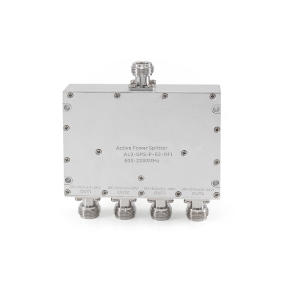 4 Way GPS Power Divider, 0.6~2.2 GHz 4 Way GPS Power Divider, 0.6~2.2 GHz
