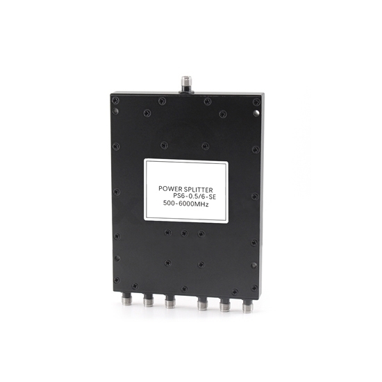 6 Way Microstrip Power Divider, 0.5~6 GHz 6 Way Microstrip Power Divider, 0.5~6 GHz
