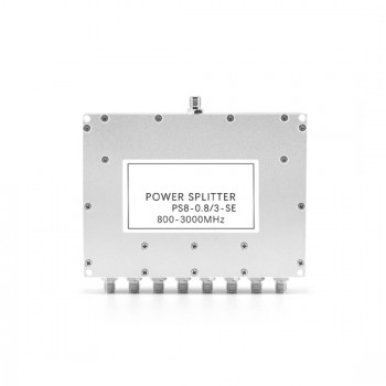8 Way RF Power Divider, 0.8~3 GHz