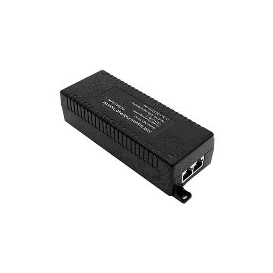 30W Gigabit PoE Injector Adapter, RJ-45 30W Gigabit PoE Injector Adapter, RJ-45