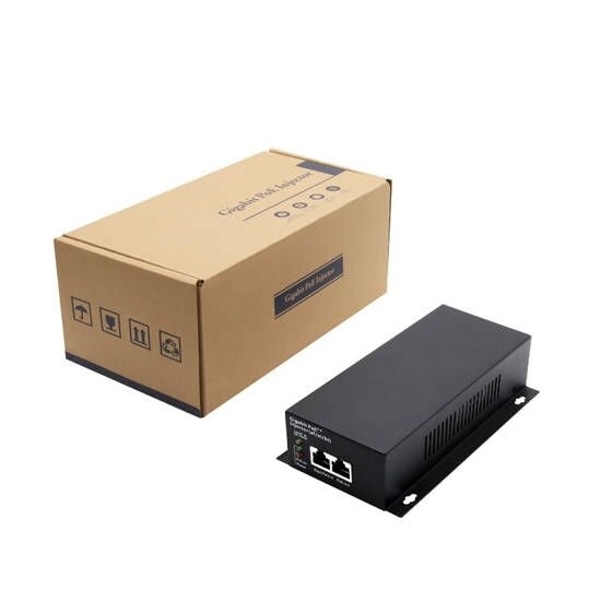 90W Gigabit PoE Injector Adapter, RJ-45 90W Gigabit PoE Injector Adapter, RJ-45