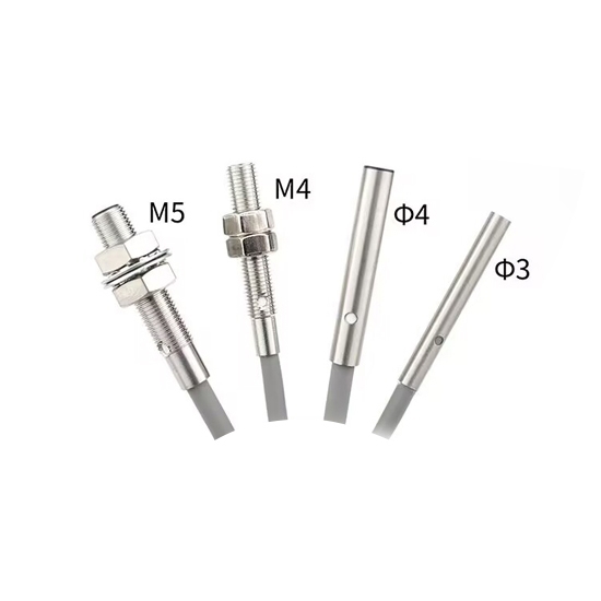 Small Proximity Sensor, Inductive, NPN NO,  M4/M5/φ3/φ4 Small Proximity Sensor, Inductive, NPN NO,  M4/M5/φ3/φ4
