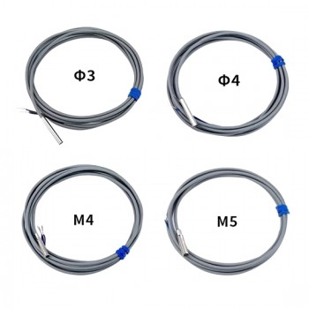 Small Proximity Sensor, Inductive, NPN NO,  M4/M5/φ3/φ4 Small Proximity Sensor, Inductive, NPN NO,  M4/M5/φ3/φ4