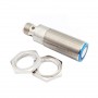 Ultrasonic Proximity Sensor, Cylindrical, NPN/PNP, NO/NC