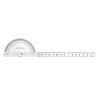 Round Head Stainless Steel Angle Protractor, 90x200mm Round Head Stainless Steel Angle Protractor, 90x200mm