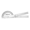 Two Arm Stainless Steel Angle Protractor, 90x150mm Two Arm Stainless Steel Angle Protractor, 90x150mm