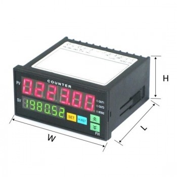Digital Counter, 6 Digit, Up/Down, Number/Length/Batch Digital Counter, 6 Digit, Up/Down, Number/Length/Batch