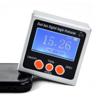 Digital Protractor With Backlight, Dual Axis