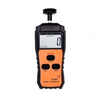 Handheld Digital Contact Tachometer, 1 Rpm-1999 Rpm