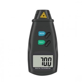 Contact/Non Contact Digital Tachometer, 2.5 Rpm-99999 Rpm