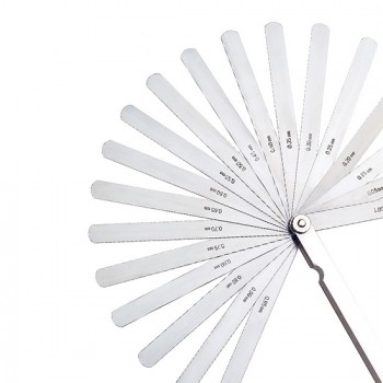 0.03-0.5mm Stainless Steel Feeler Gauge Set, 13 Blades 0.03-0.5mm Stainless Steel Feeler Gauge Set, 13 Blades