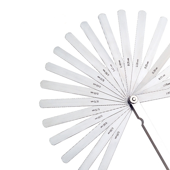 0.03-0.5mm Stainless Steel Feeler Gauge Set, 13 Blades 0.03-0.5mm Stainless Steel Feeler Gauge Set, 13 Blades