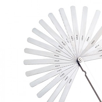 0.05-1mm Stainless Steel Feeler Gauge Set, 28 Blades 0.05-1mm Stainless Steel Feeler Gauge Set, 28 Blades