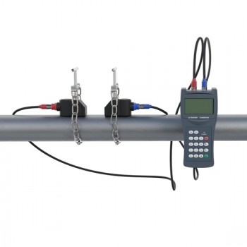 Portable Ultrasonic Flow Meter For Water, Clamp-On Portable Ultrasonic Flow Meter For Water, Clamp-On