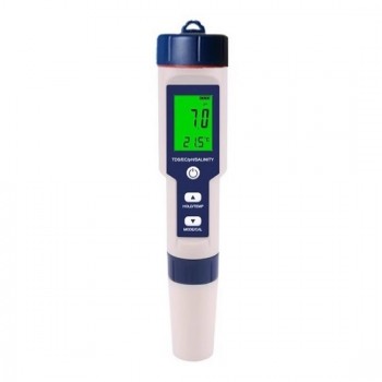 Digital Water Quality Tester For TDS/Conductivity/pH/Salinity/Temperature
