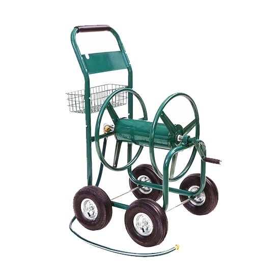 Garden Hose Reel Cart, 300 Ft, 4 Wheel Garden Hose Reel Cart, 300 Ft, 4 Wheel