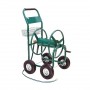 Garden Hose Reel Cart, 300 Ft, 4 Wheel