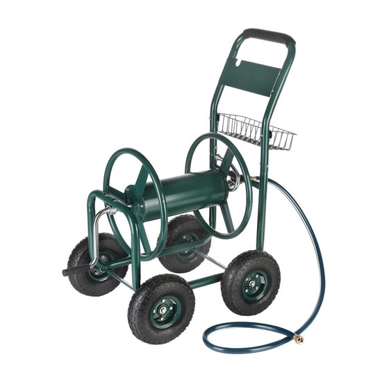 Garden Hose Reel Cart, 300 Ft, 4 Wheel Garden Hose Reel Cart, 300 Ft, 4 Wheel