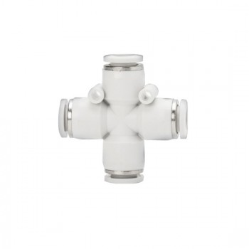 4 Way Cross Air Hose Fitting, 12mm