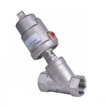 4" Pneumatic Angle Seat Valve, 2 Way, 2 Position